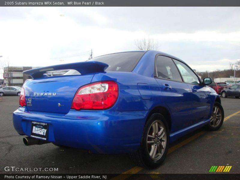 WR Blue Pearl / Black 2005 Subaru Impreza WRX Sedan