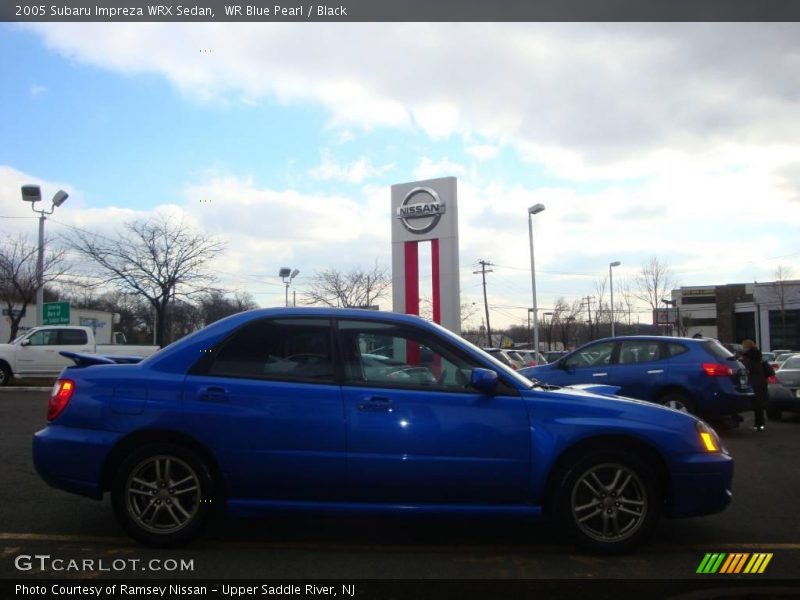 WR Blue Pearl / Black 2005 Subaru Impreza WRX Sedan