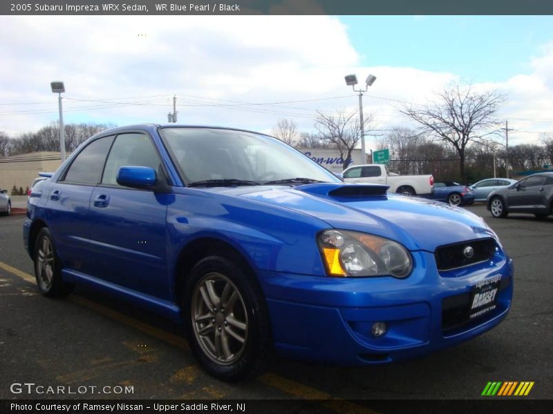 WR Blue Pearl / Black 2005 Subaru Impreza WRX Sedan