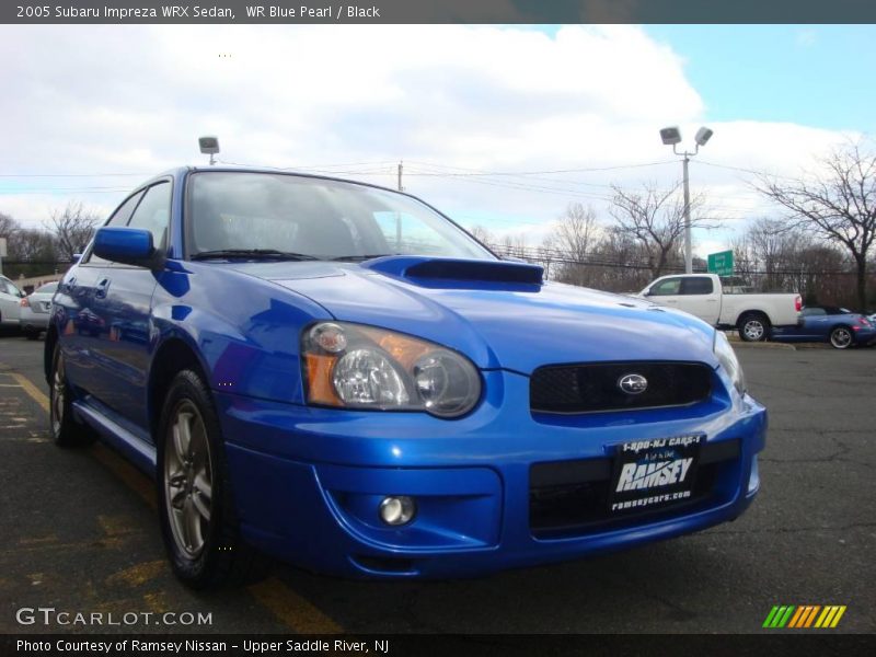 WR Blue Pearl / Black 2005 Subaru Impreza WRX Sedan