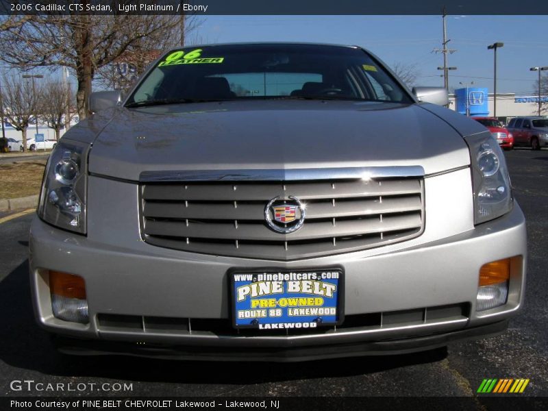 Light Platinum / Ebony 2006 Cadillac CTS Sedan