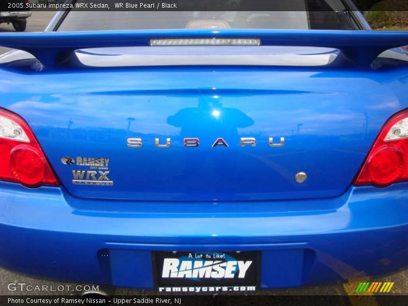 WR Blue Pearl / Black 2005 Subaru Impreza WRX Sedan