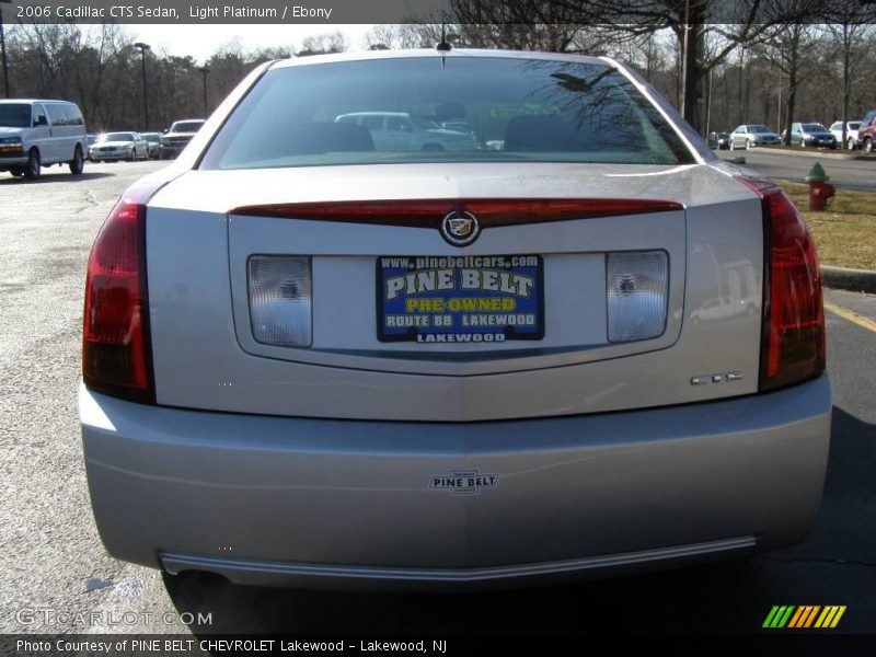 Light Platinum / Ebony 2006 Cadillac CTS Sedan