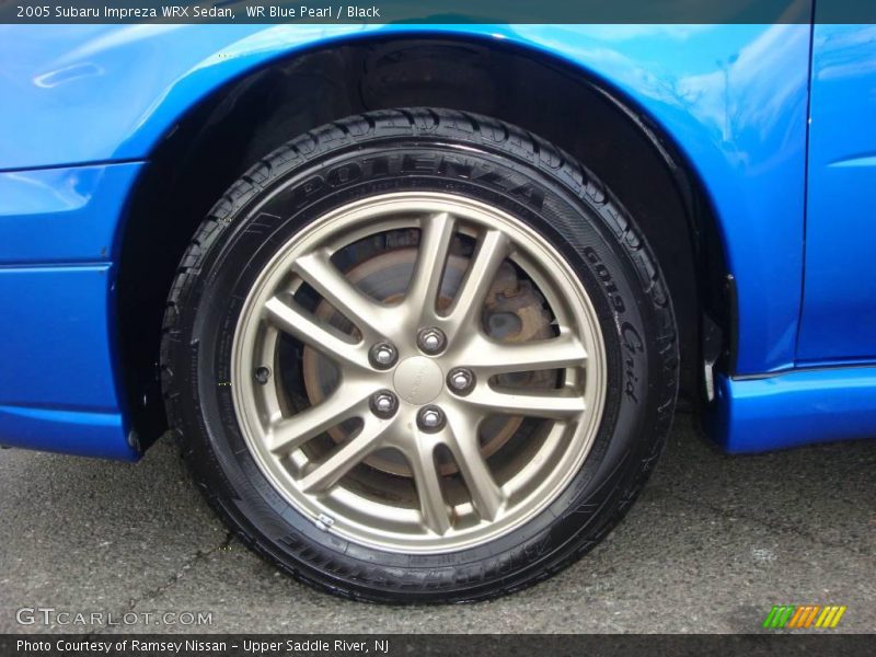 WR Blue Pearl / Black 2005 Subaru Impreza WRX Sedan
