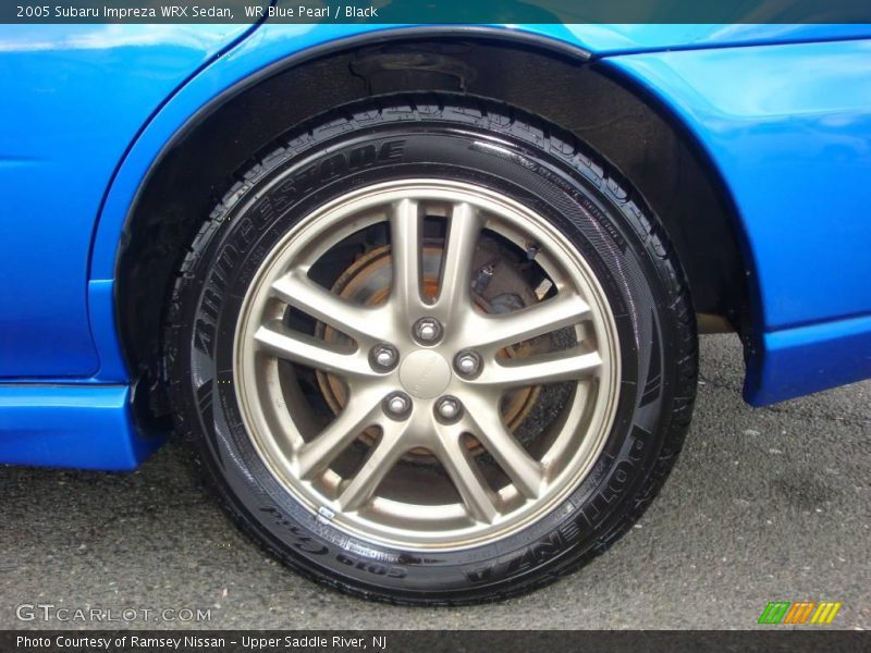 WR Blue Pearl / Black 2005 Subaru Impreza WRX Sedan