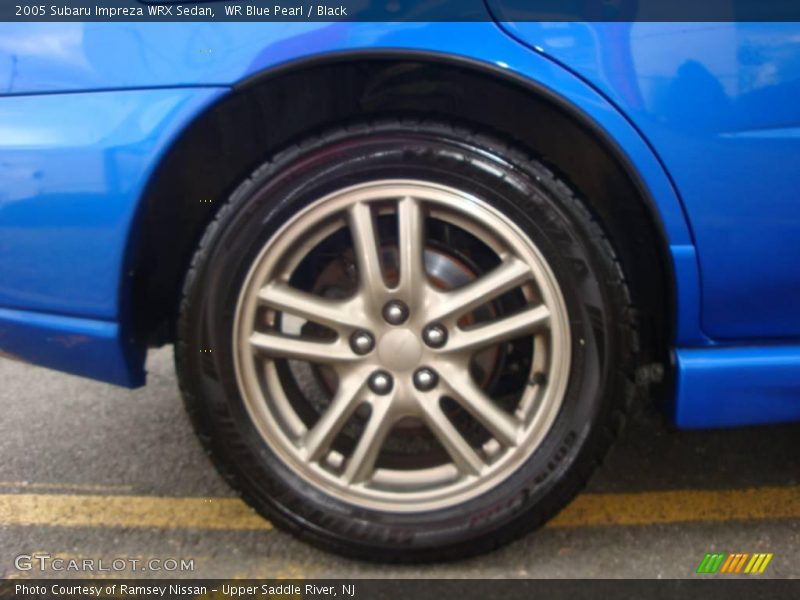 WR Blue Pearl / Black 2005 Subaru Impreza WRX Sedan