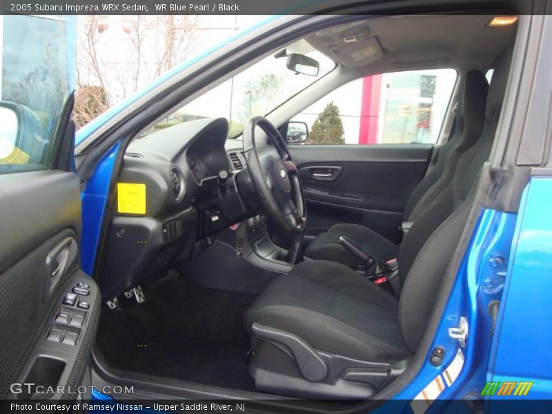WR Blue Pearl / Black 2005 Subaru Impreza WRX Sedan
