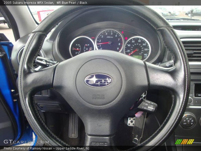WR Blue Pearl / Black 2005 Subaru Impreza WRX Sedan