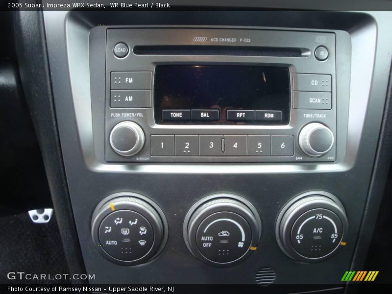 WR Blue Pearl / Black 2005 Subaru Impreza WRX Sedan