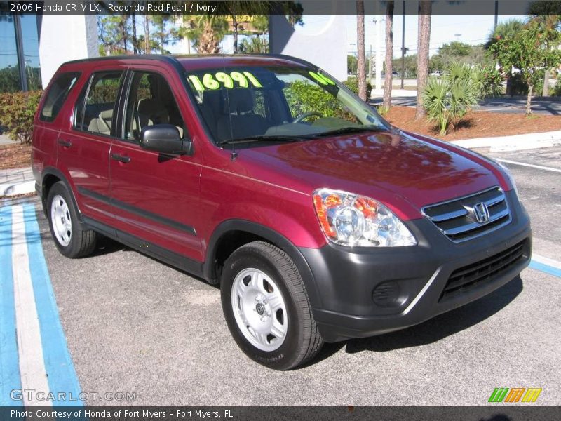 Redondo Red Pearl / Ivory 2006 Honda CR-V LX