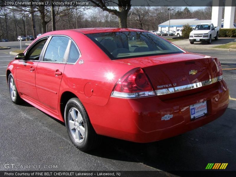 Victory Red / Neutral 2009 Chevrolet Impala LT