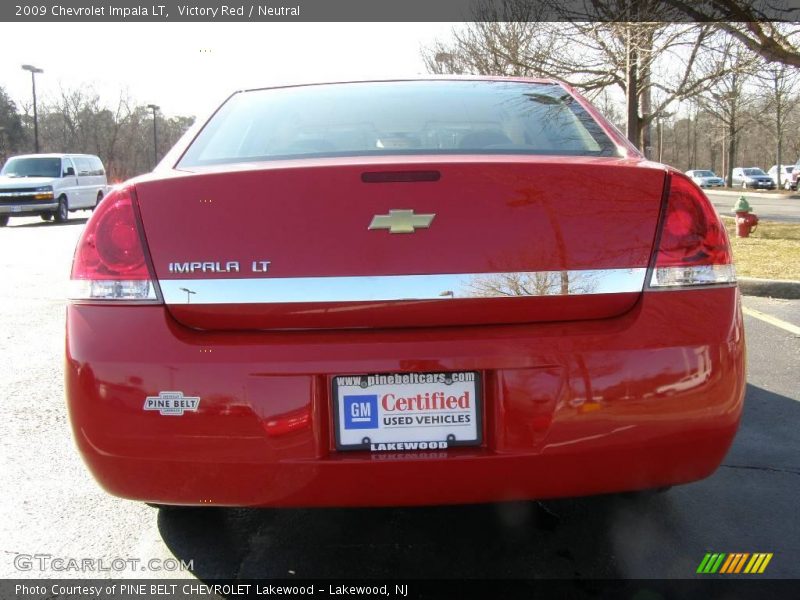 Victory Red / Neutral 2009 Chevrolet Impala LT