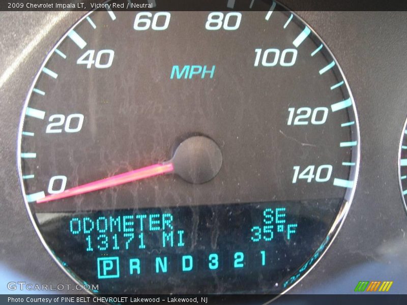 Victory Red / Neutral 2009 Chevrolet Impala LT