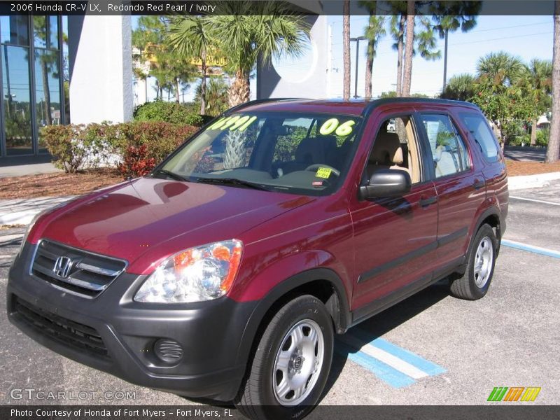 Redondo Red Pearl / Ivory 2006 Honda CR-V LX