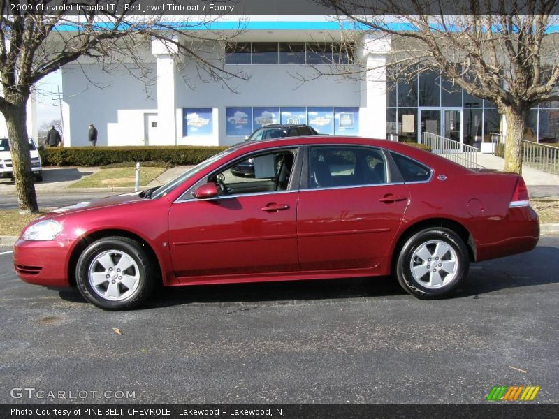Red Jewel Tintcoat / Ebony 2009 Chevrolet Impala LT