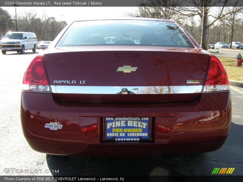 Red Jewel Tintcoat / Ebony 2009 Chevrolet Impala LT