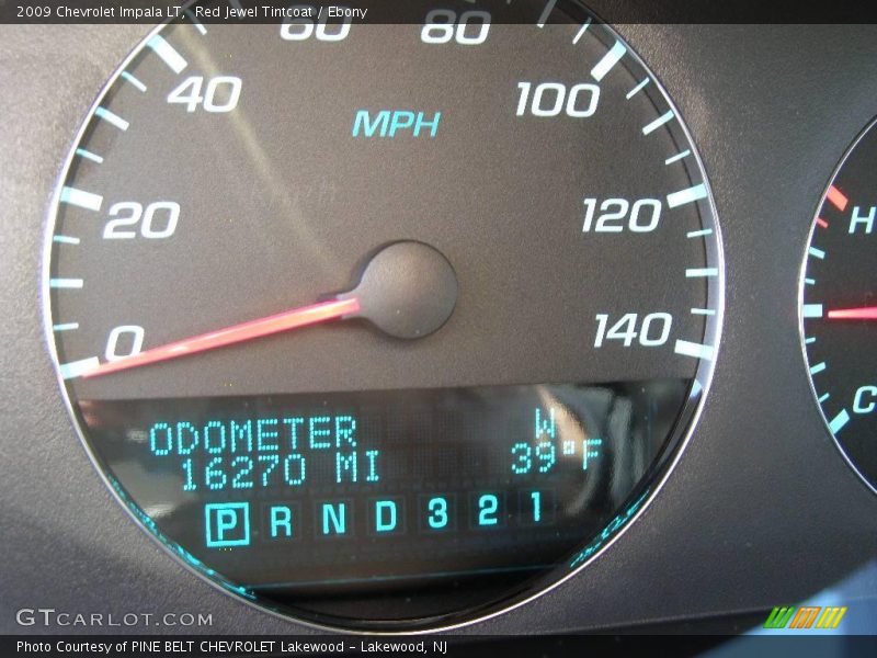 Red Jewel Tintcoat / Ebony 2009 Chevrolet Impala LT