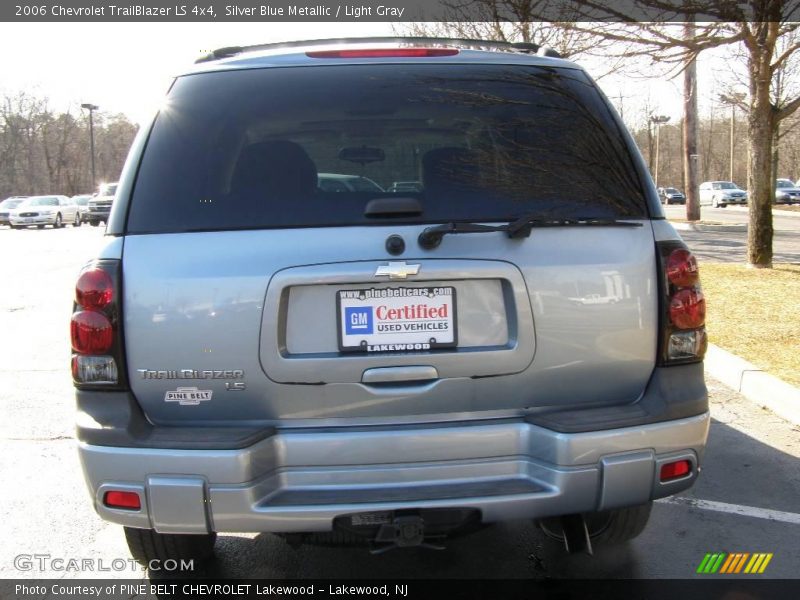 Silver Blue Metallic / Light Gray 2006 Chevrolet TrailBlazer LS 4x4