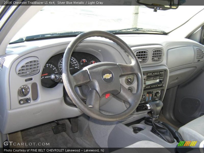 Silver Blue Metallic / Light Gray 2006 Chevrolet TrailBlazer LS 4x4
