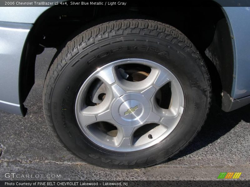 Silver Blue Metallic / Light Gray 2006 Chevrolet TrailBlazer LS 4x4
