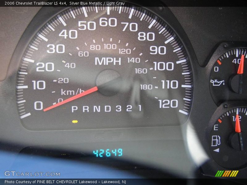Silver Blue Metallic / Light Gray 2006 Chevrolet TrailBlazer LS 4x4