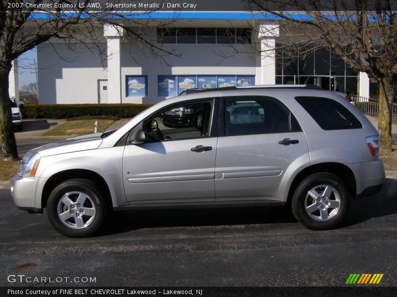 Silverstone Metallic / Dark Gray 2007 Chevrolet Equinox LS AWD