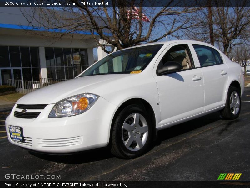 Summit White / Neutral 2006 Chevrolet Cobalt LS Sedan