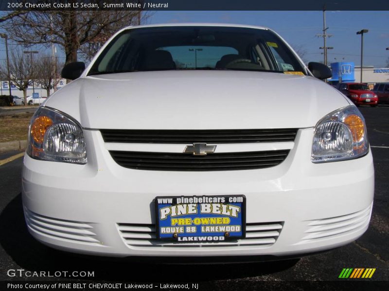 Summit White / Neutral 2006 Chevrolet Cobalt LS Sedan