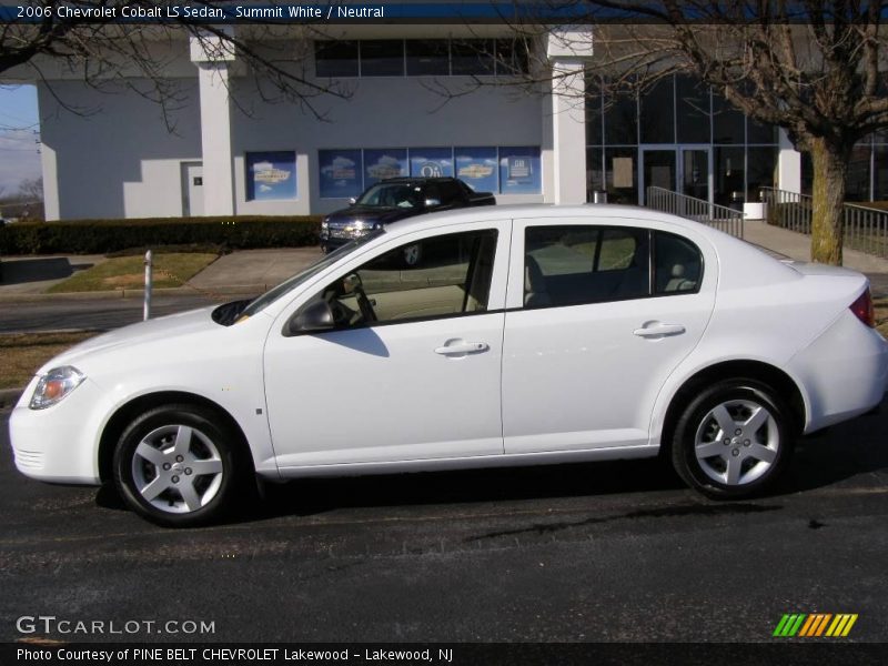 Summit White / Neutral 2006 Chevrolet Cobalt LS Sedan