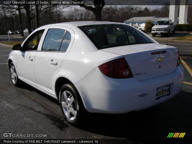 Summit White / Neutral 2006 Chevrolet Cobalt LS Sedan