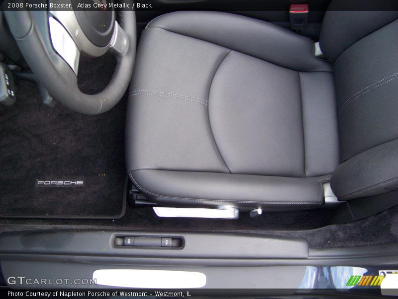 Atlas Grey Metallic / Black 2008 Porsche Boxster
