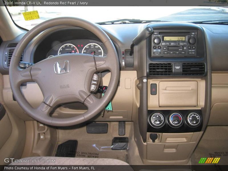 Redondo Red Pearl / Ivory 2006 Honda CR-V LX
