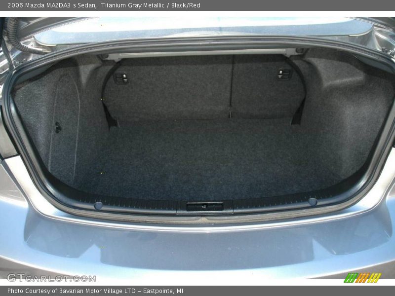Titanium Gray Metallic / Black/Red 2006 Mazda MAZDA3 s Sedan