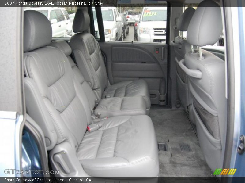 Ocean Mist Metallic / Gray 2007 Honda Odyssey EX-L