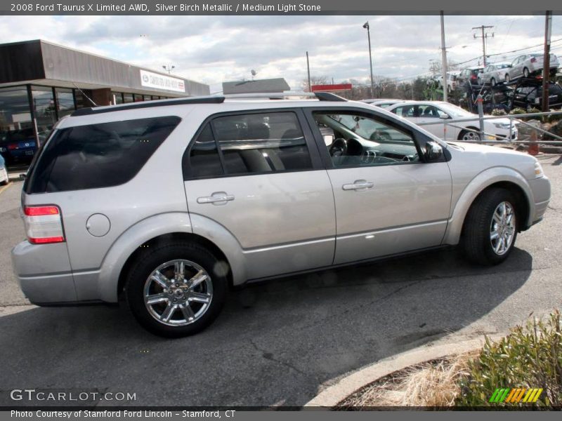 Silver Birch Metallic / Medium Light Stone 2008 Ford Taurus X Limited AWD