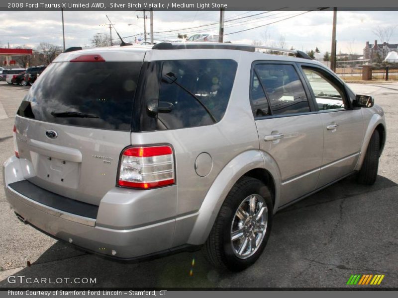 Silver Birch Metallic / Medium Light Stone 2008 Ford Taurus X Limited AWD