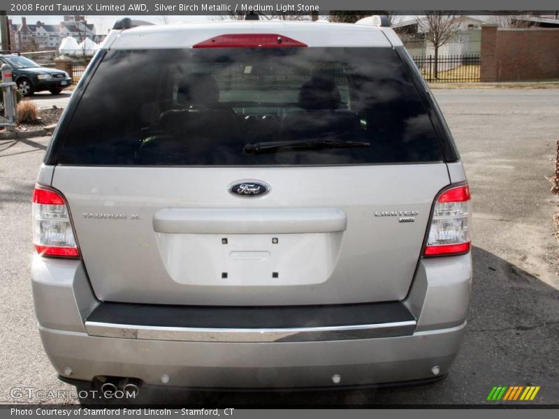 Silver Birch Metallic / Medium Light Stone 2008 Ford Taurus X Limited AWD