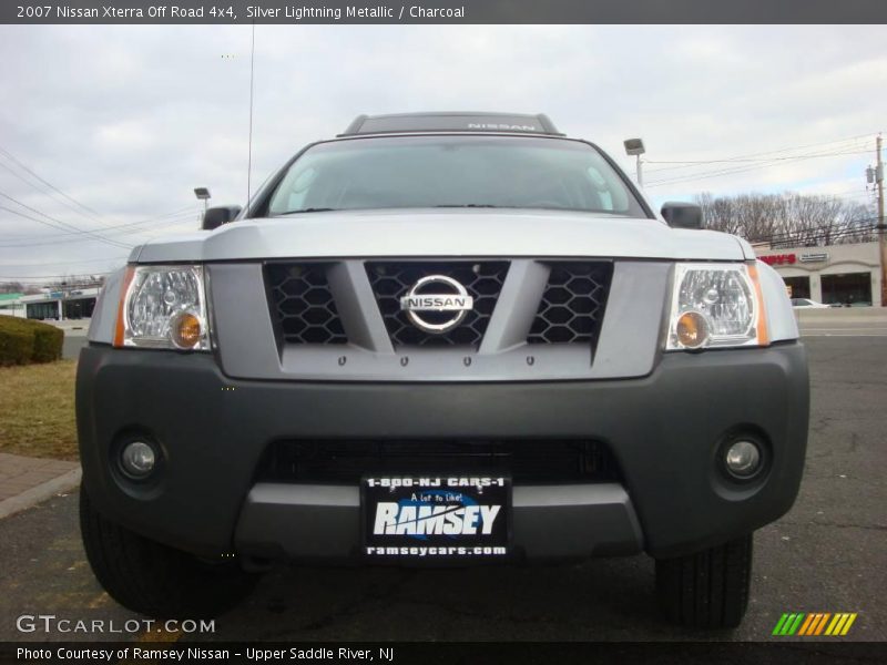 Silver Lightning Metallic / Charcoal 2007 Nissan Xterra Off Road 4x4