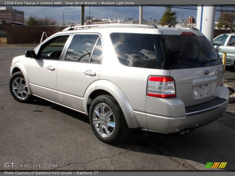Silver Birch Metallic / Medium Light Stone 2008 Ford Taurus X Limited AWD
