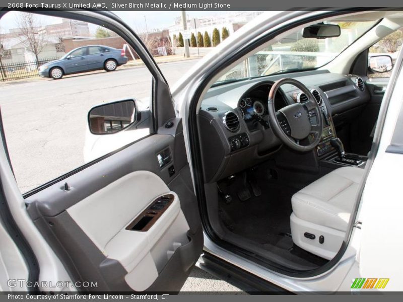 Silver Birch Metallic / Medium Light Stone 2008 Ford Taurus X Limited AWD