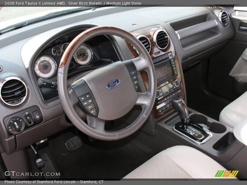 Silver Birch Metallic / Medium Light Stone 2008 Ford Taurus X Limited AWD