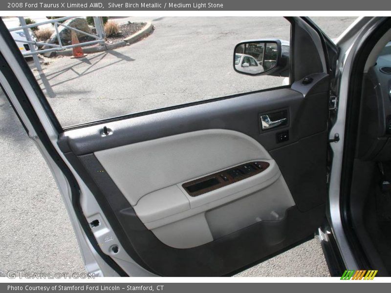Silver Birch Metallic / Medium Light Stone 2008 Ford Taurus X Limited AWD