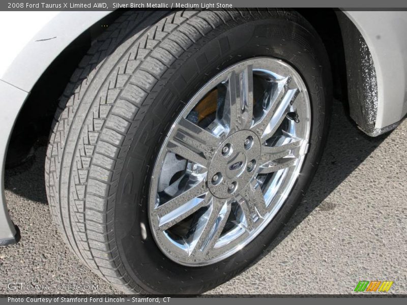 Silver Birch Metallic / Medium Light Stone 2008 Ford Taurus X Limited AWD