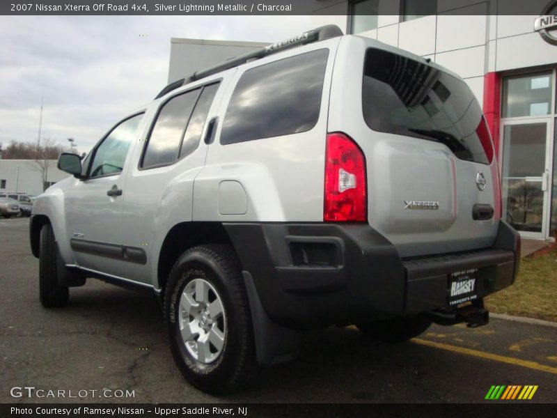 Silver Lightning Metallic / Charcoal 2007 Nissan Xterra Off Road 4x4