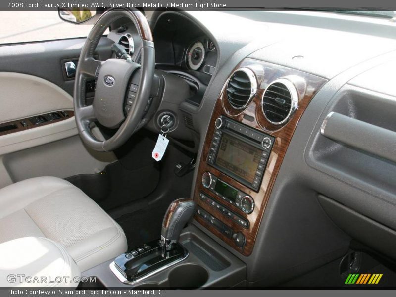 Silver Birch Metallic / Medium Light Stone 2008 Ford Taurus X Limited AWD