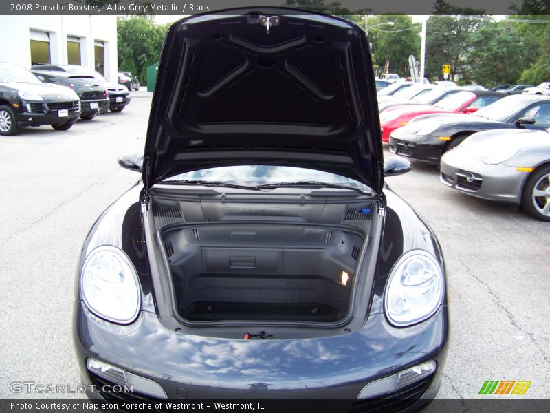 Atlas Grey Metallic / Black 2008 Porsche Boxster