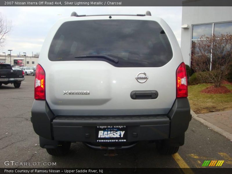 Silver Lightning Metallic / Charcoal 2007 Nissan Xterra Off Road 4x4