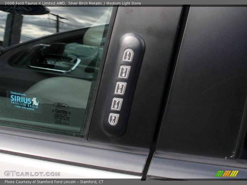 Silver Birch Metallic / Medium Light Stone 2008 Ford Taurus X Limited AWD