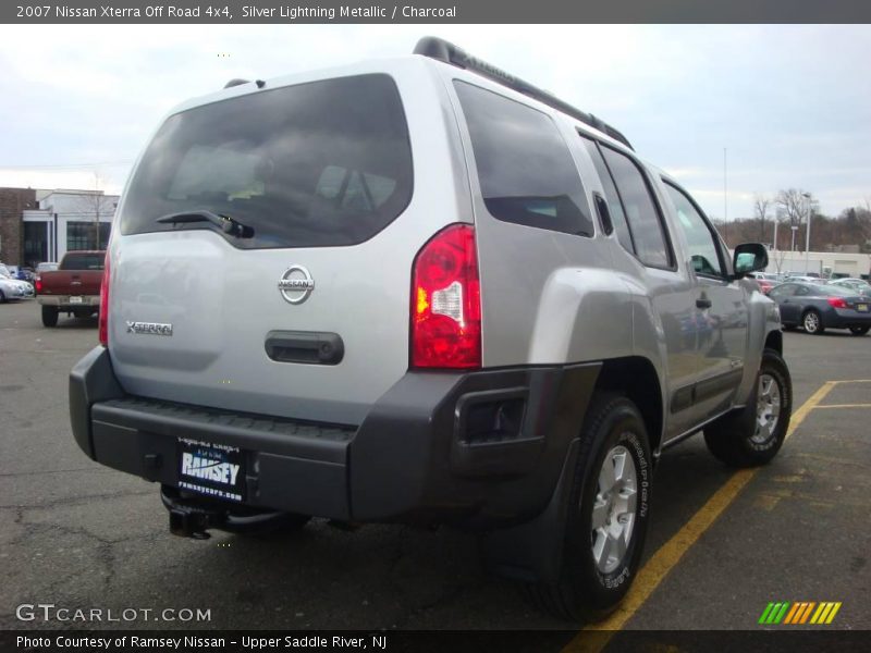 Silver Lightning Metallic / Charcoal 2007 Nissan Xterra Off Road 4x4
