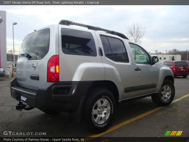 Silver Lightning Metallic / Charcoal 2007 Nissan Xterra Off Road 4x4